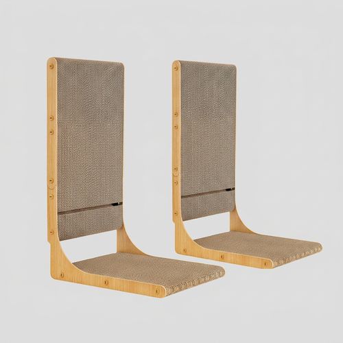 2-Pack L-Shaped Cat Scratcher 25.6"